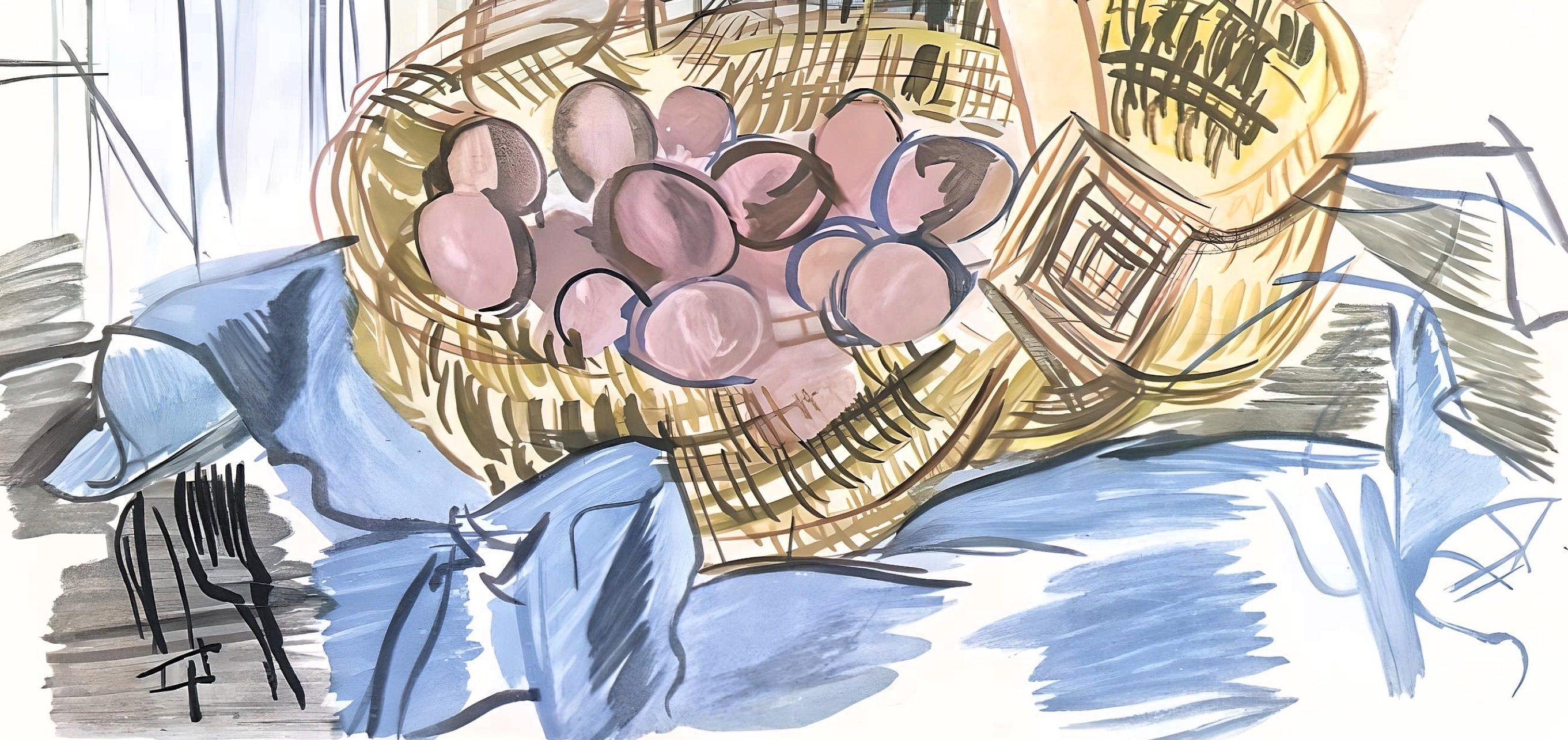 Raoul Dufy, La corbeille aux œufs, Vacances forcées