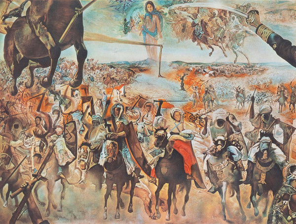 Salvador Dalí, La Batalla de Tetuán, XXe siècle, Limited Edition Lithograph