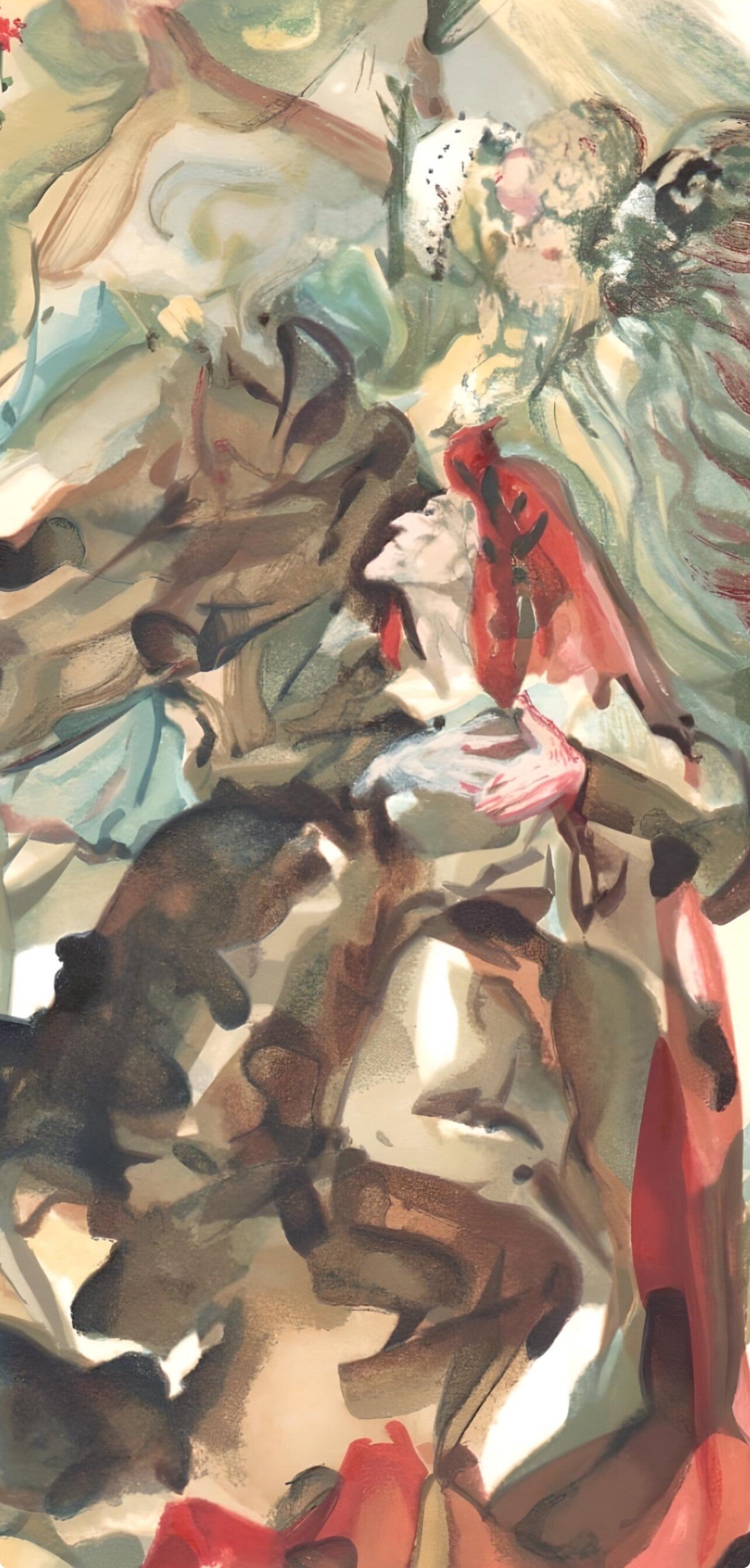 Salvador Dali, The Apparition of St. James (Michler/Löpsinger 1039-1138; Field 189-200), La Divine Comédie, Limited Edition Woodcut