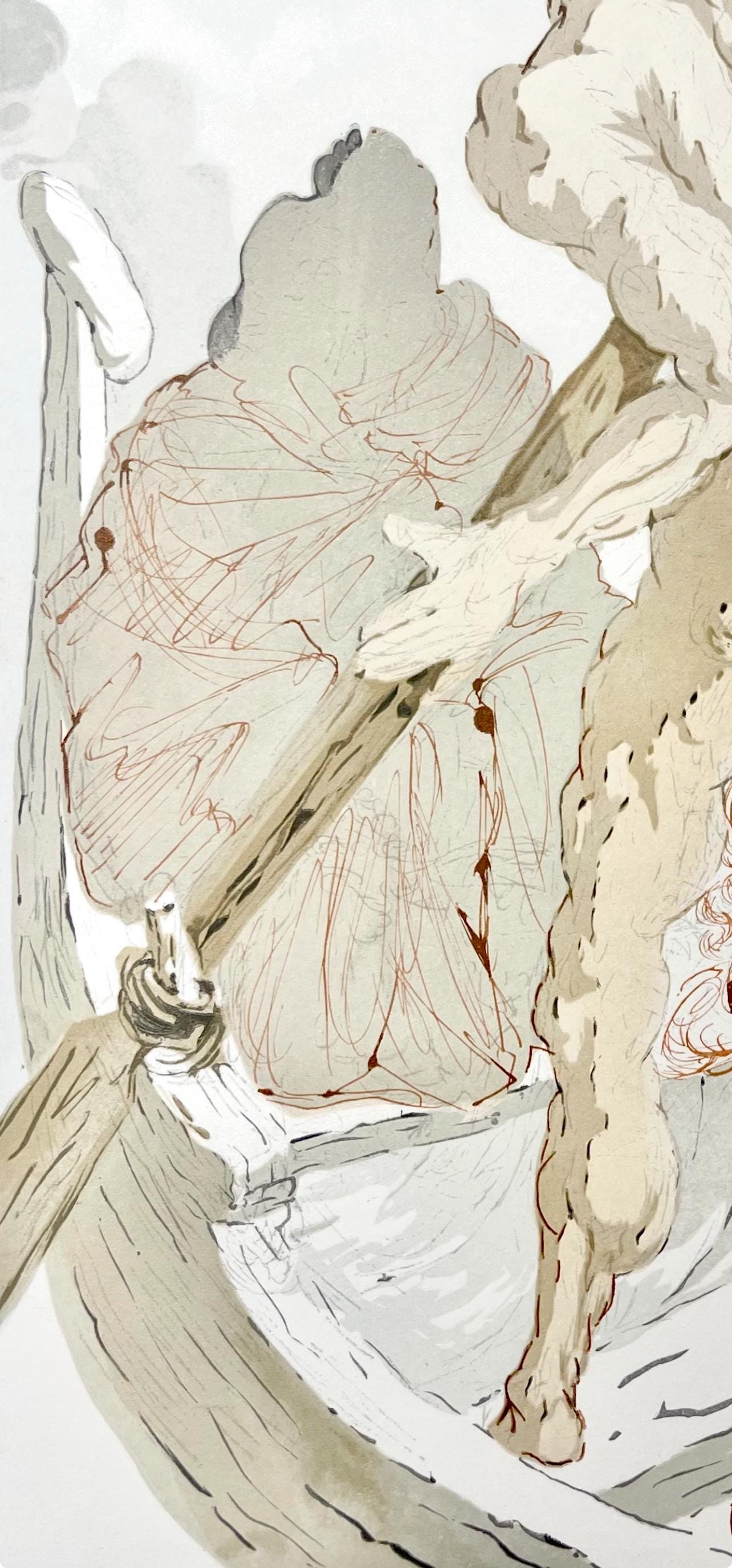 Salvador Dali, Hölle III (Field 189-200; Michler/Löpsinger 1039-1138), Die Göttliche Komödie, Signed, Limited Edition Woodcut