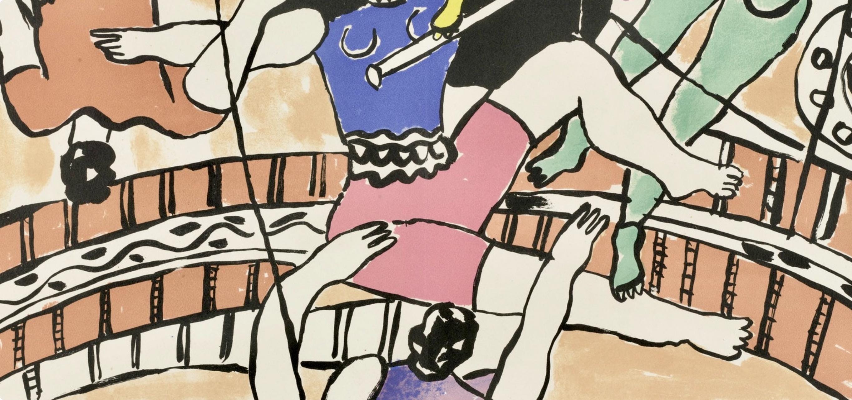 Fernand Léger, Composition, Cirque, Lithographies Originales, Limited Edition Lithograph