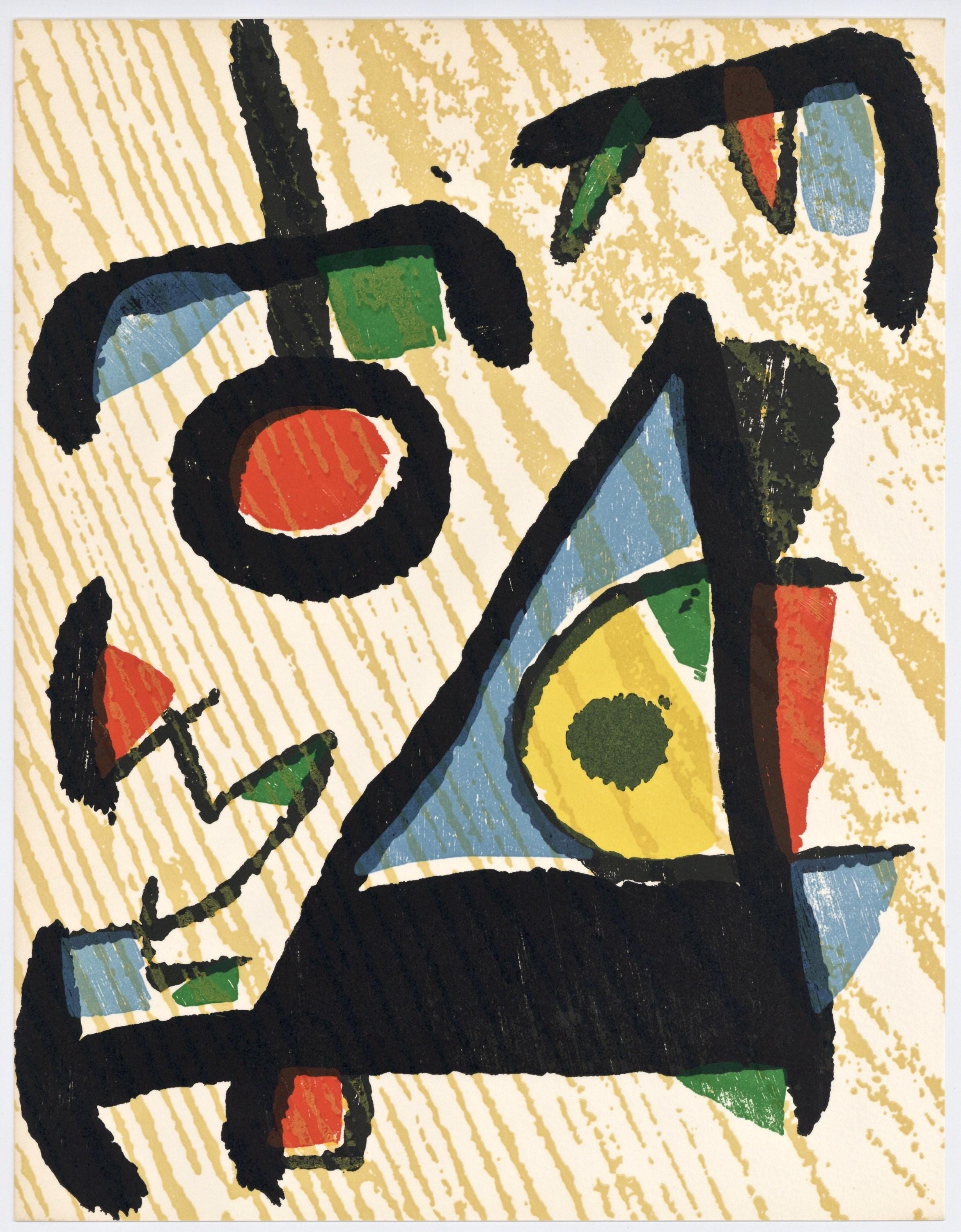 Joan Miró, Composition (Dupin 1291), Miró Graveur, Limited Edition Woodcut