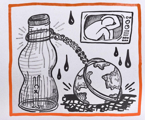 Keith Haring, Composition, Against All Odds, Limited Edition Lithograph