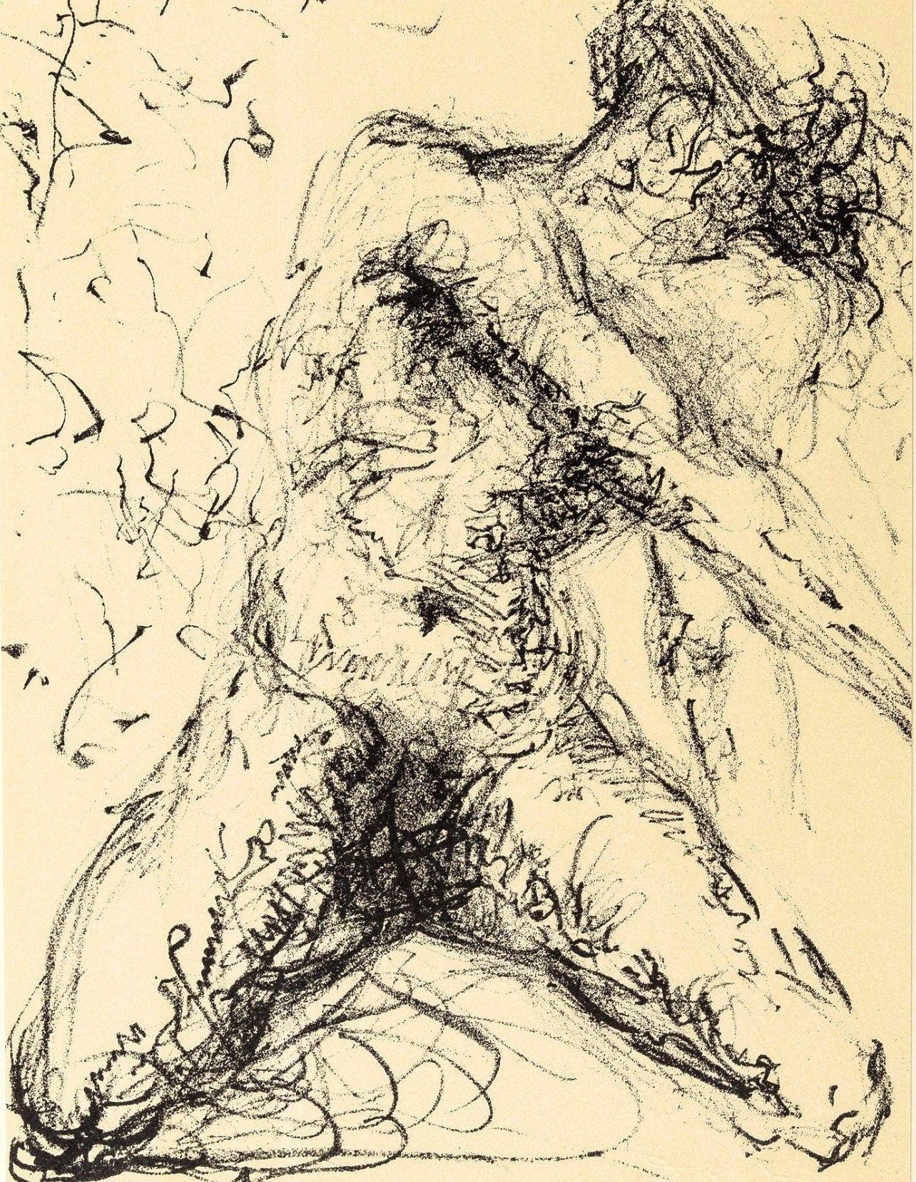 Salvador Dali, Composition (M/Löpsinger 1175; Field 67-2), Hommage a Meissonier, Limited Edition Lithograph