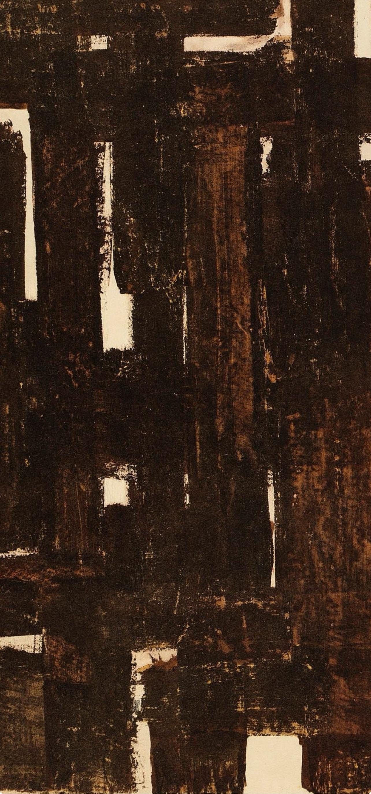 Pierre Soulages, Composition, Pierre Soulages, Peintres d'aujourd'hui, Limited Edition Lithograph