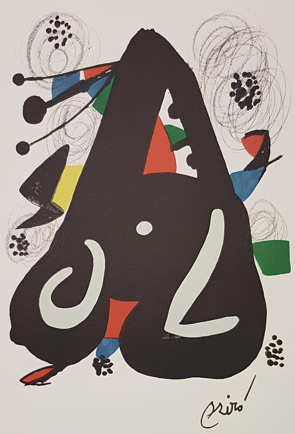 Joan Miró, Composition (Mourlot 1212-1225; Cramer 248), La mélodie acide, Limited Edition Lithograph