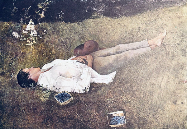 Andrew Wyeth, The Berry Picker, The Four Seasons, Limited Edition Lithograph
