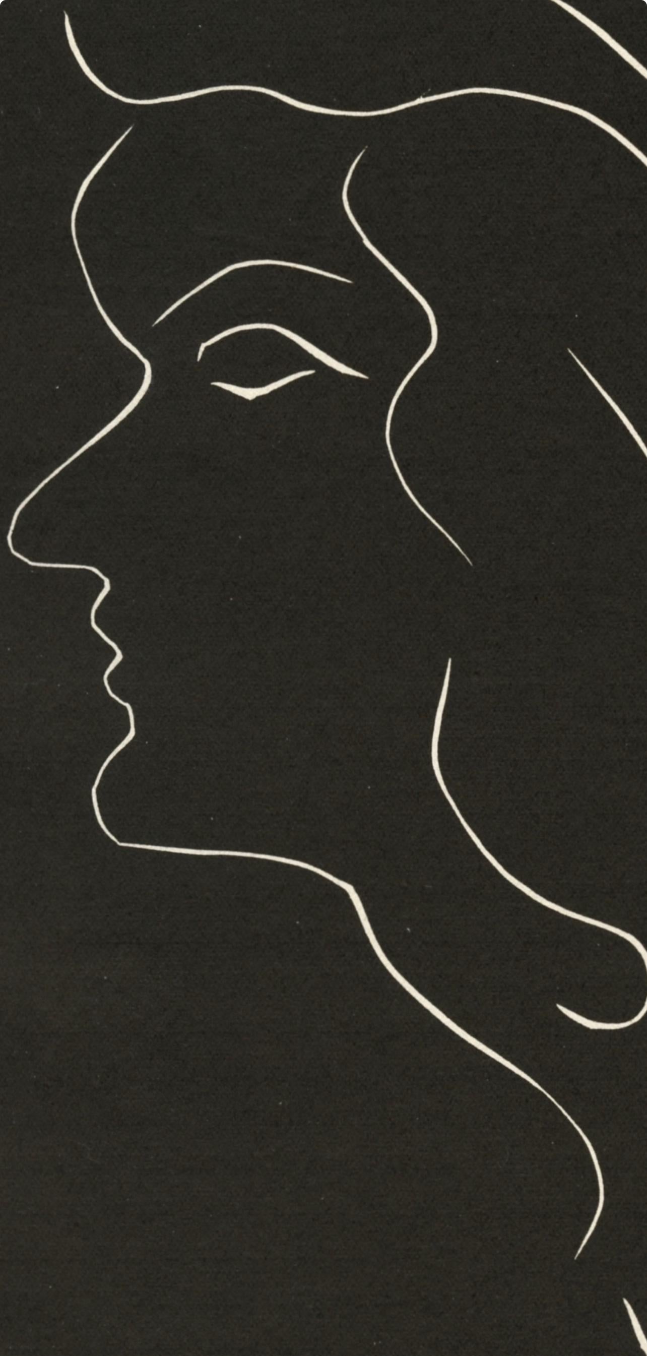 Henri Matisse, Composition (Duthuit No. 17), Pierre à feu, Les Miroirs profonds, Limited Edition Woodcut