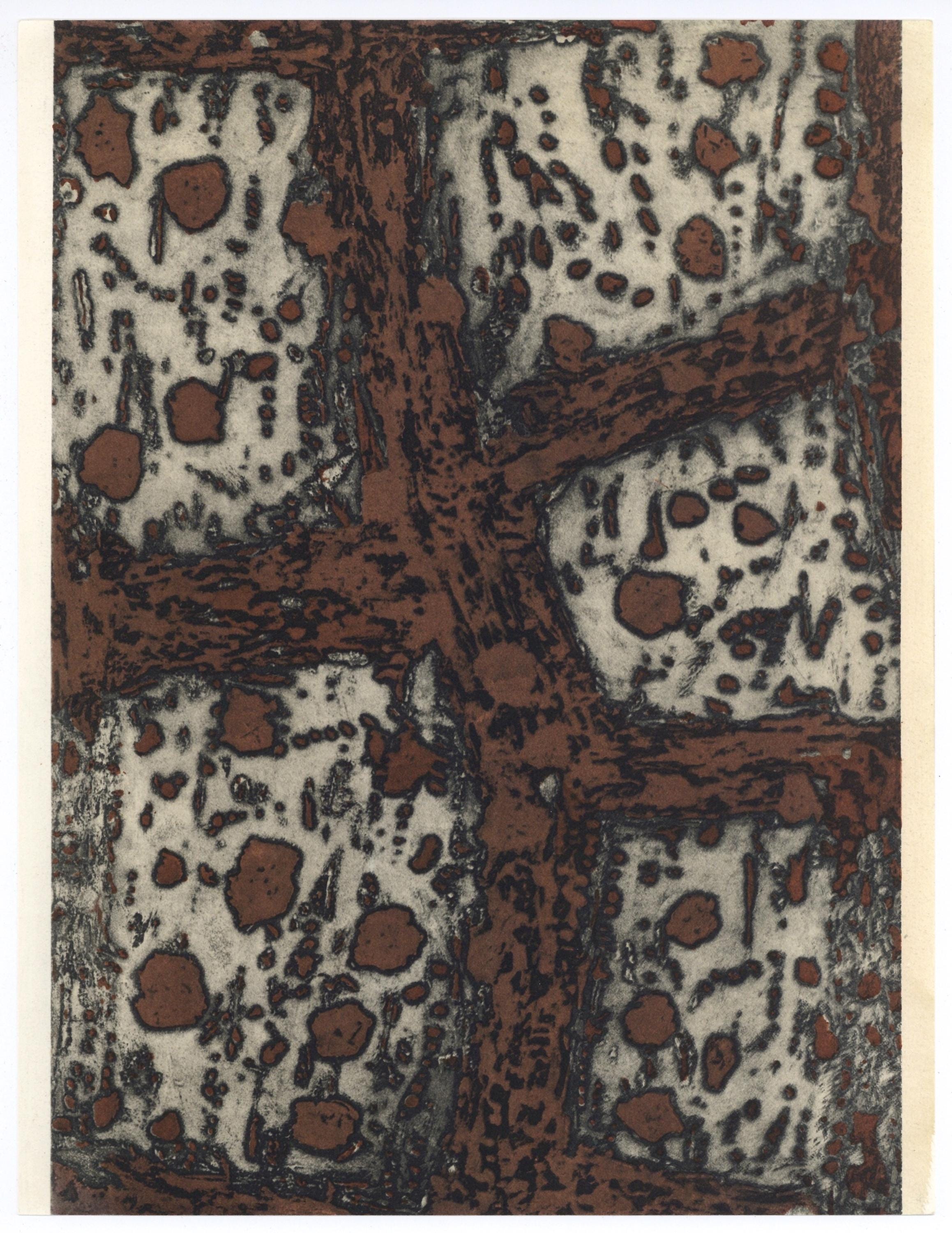 Zoran Mušic, Composition, XXe siècle, Limited Edition Lithograph