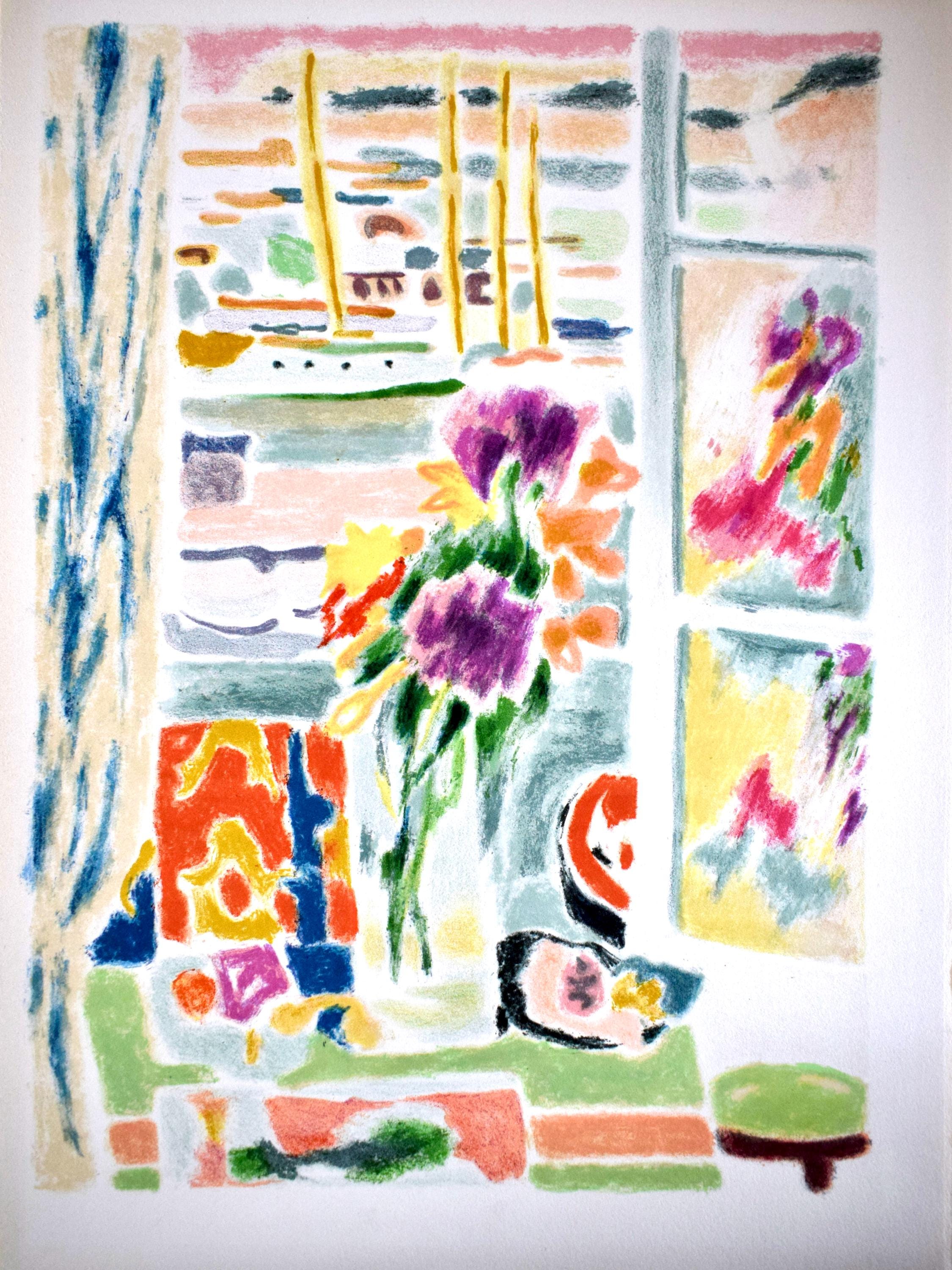 Jules Cavaillès, Composition, Les Peintres mes amis, Limited Edition Lithograph
