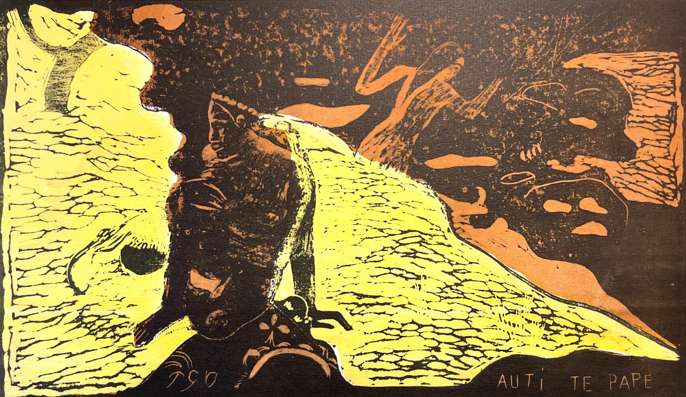 Paul Gauguin, Women at the River (Auti te pape), Limited Edition Woodcut