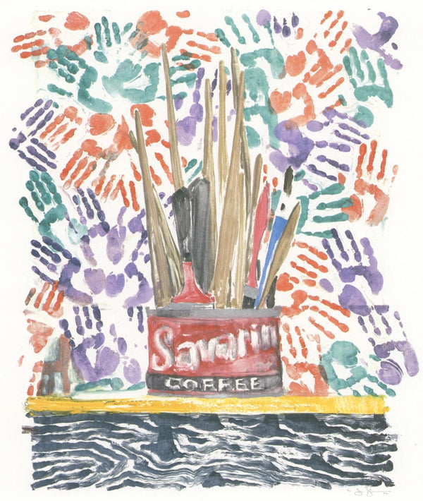 Jasper Johns, Composition, Jasper Johns, 17 Monotypes, Limited Edition Héliogravure