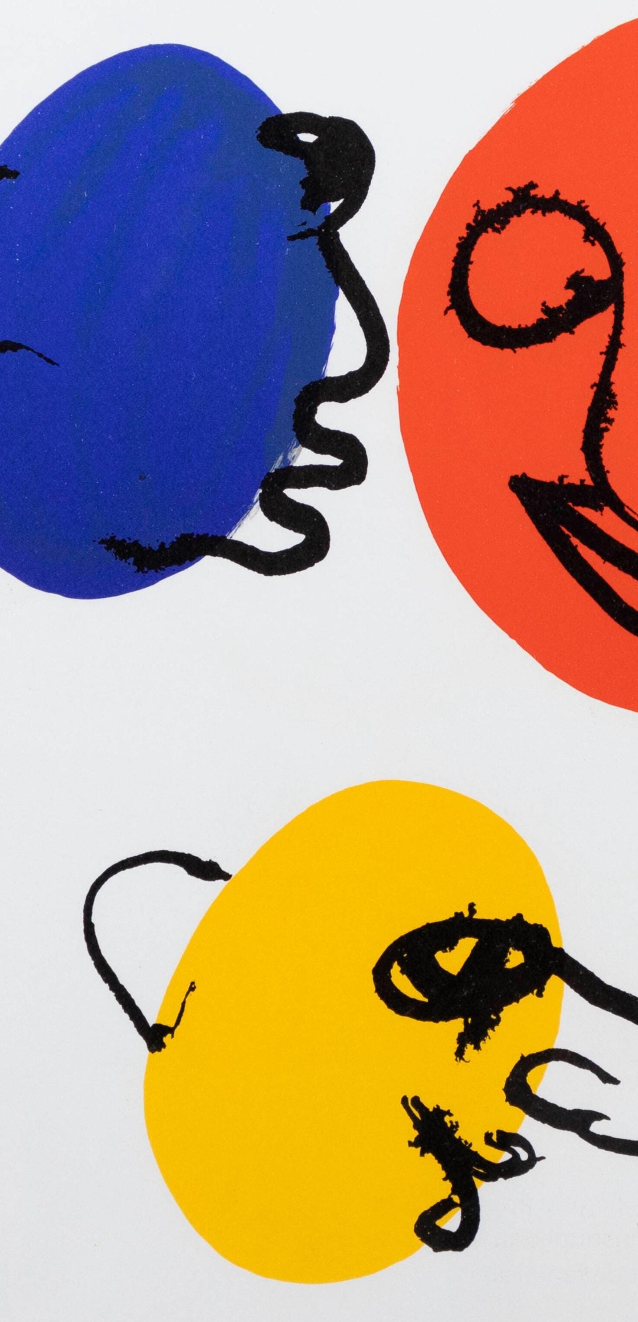 Alexander Calder, Composition, Derrière le miroir, Limited Edition Lithograph