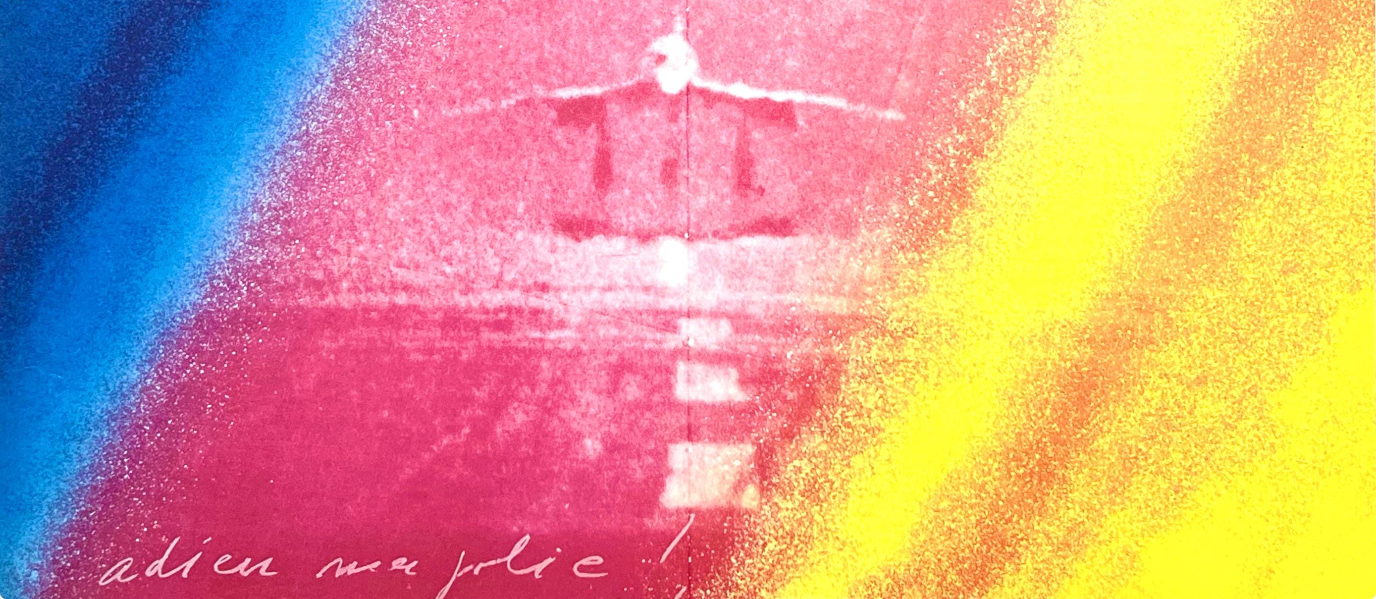 Jacques Monory, Composition, Hommage à Aimé et Marguerite Maeght, Derrière le miroir, Limited Edition Lithograph
