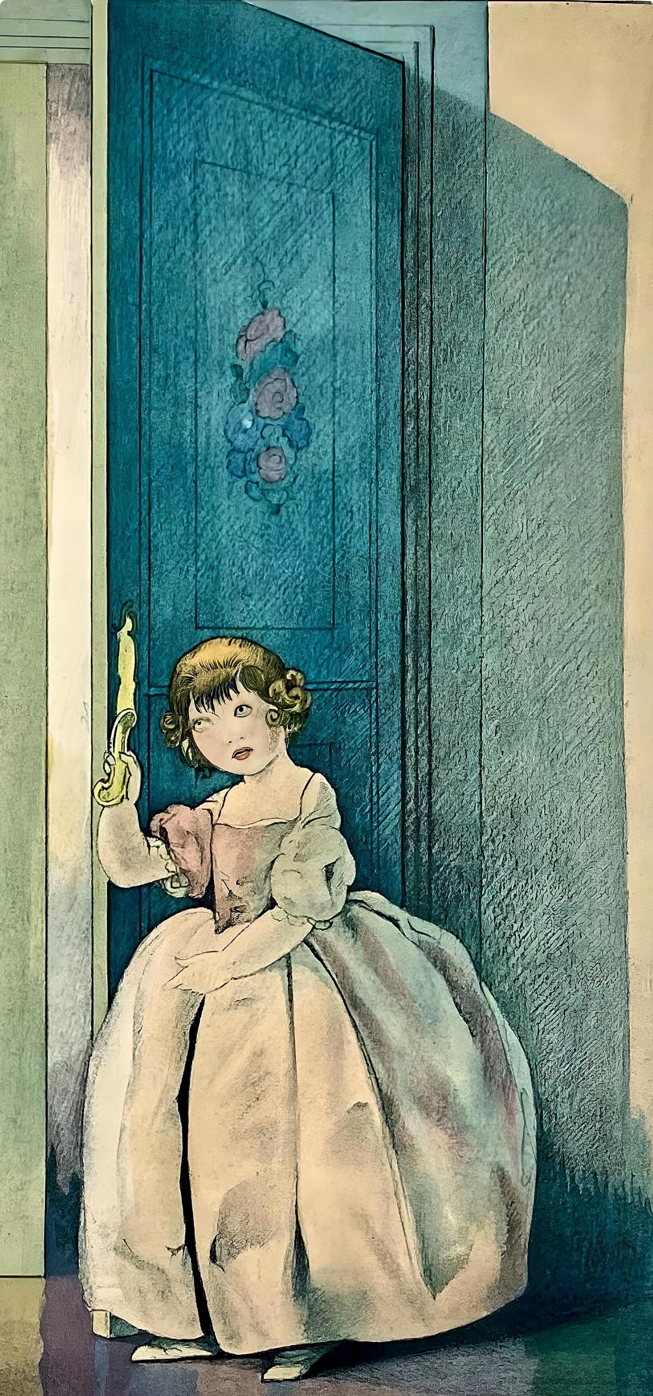 Umberto Brunelleschi, Composition, La Leçon d'amour dans un parc, Limited Edition Lithograph