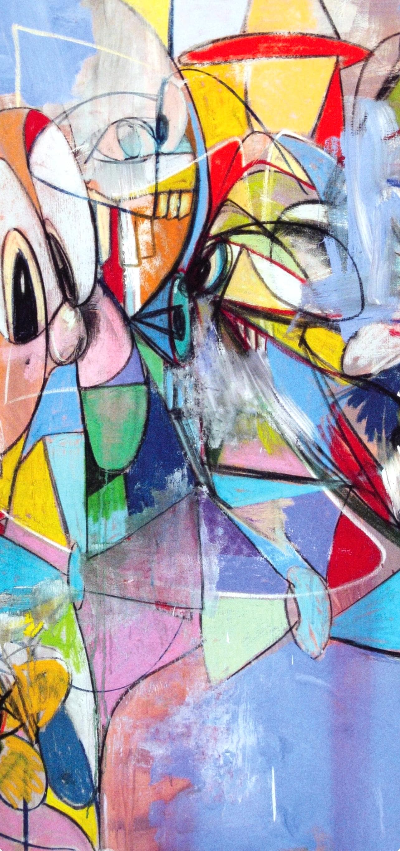 George Condo, Anthropology, Drawing Paintings, Limited Edition Four Color Process Print