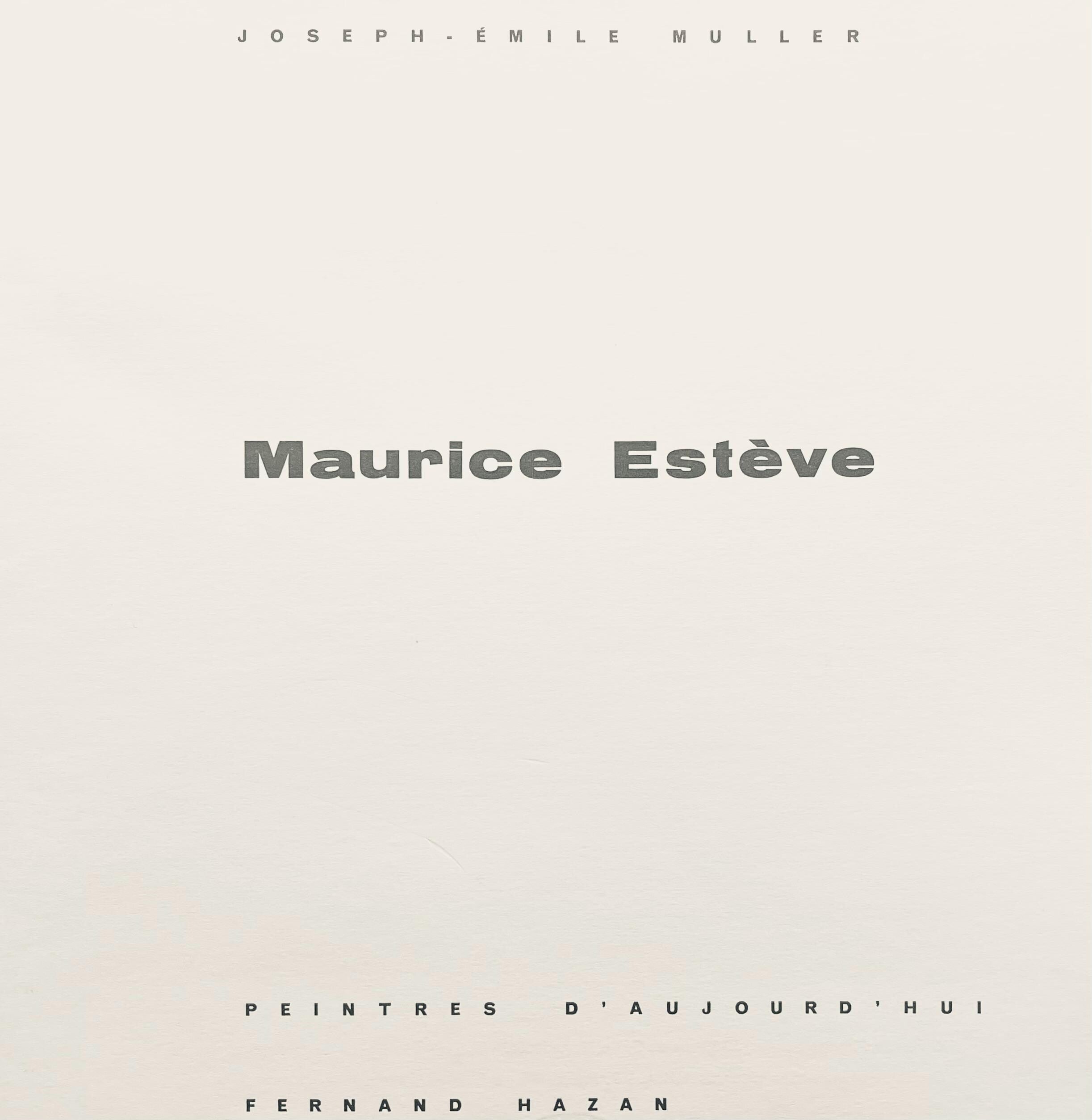 Maurice Estève, Composition, Maurice Estève, Peintres d'aujourd'hui, Limited Edition Lithograph