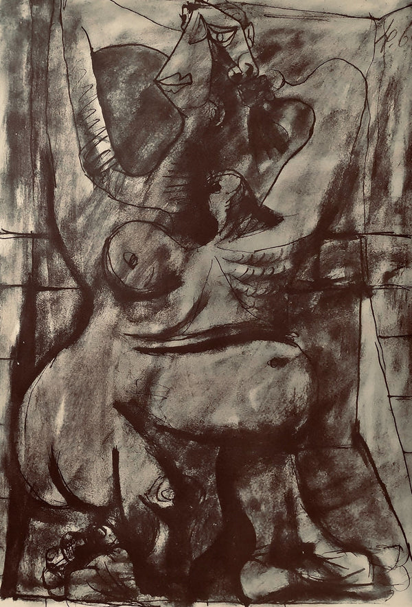 Pablo Picasso, Composition, Carnet de dessins de Picasso, Cahiers d’Art, Limited Edition Lithograph