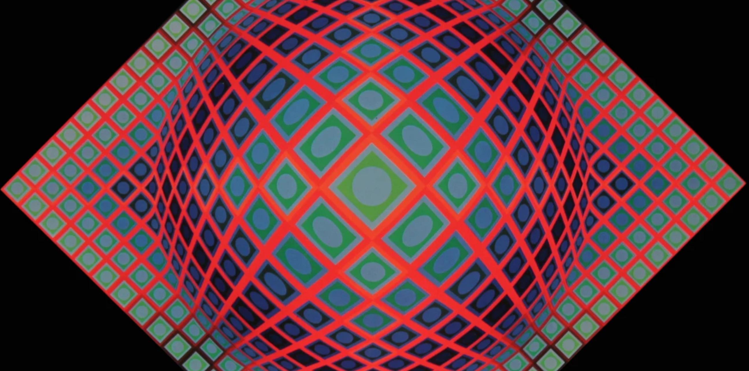 Victor Vasarely, Composition, Vega, Limited Edition Héliogravure