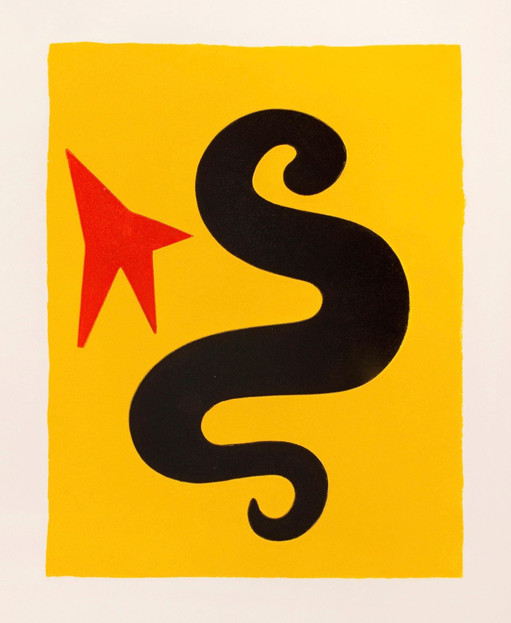 Alexander Calder, Composition, Derrière le miroir, Limited Edition Lithograph