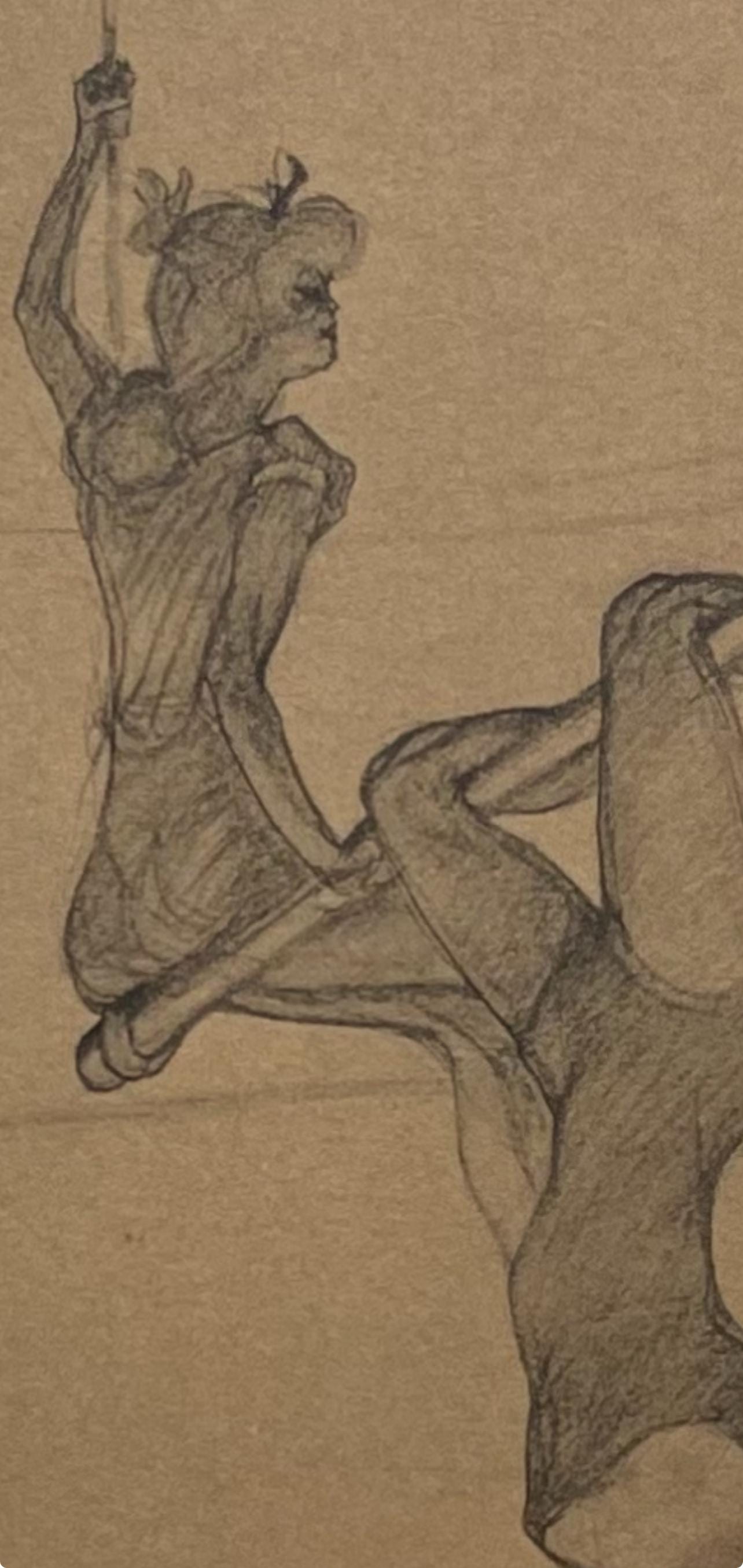 Henri de Toulouse-Lautrec, The Flying Trapeze, Henri de Toulouse-Lautrec, At the Circus, Limited Edition Lithograph