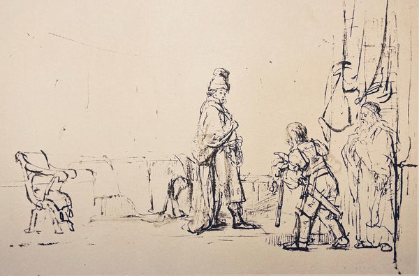 Rembrandt van Rijn, David Visited by the Prophet Nathan, Limited Edition Collotype