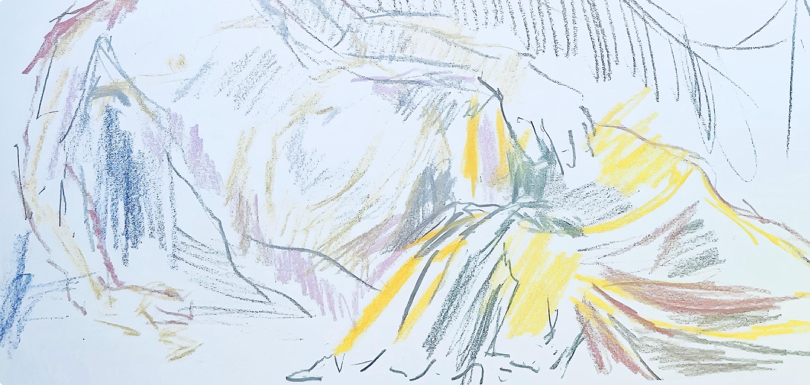 Oskar Kokoschka, Composition, Skizzenbuch der Italienischen Reise 1963, Limited Edition Lithograph