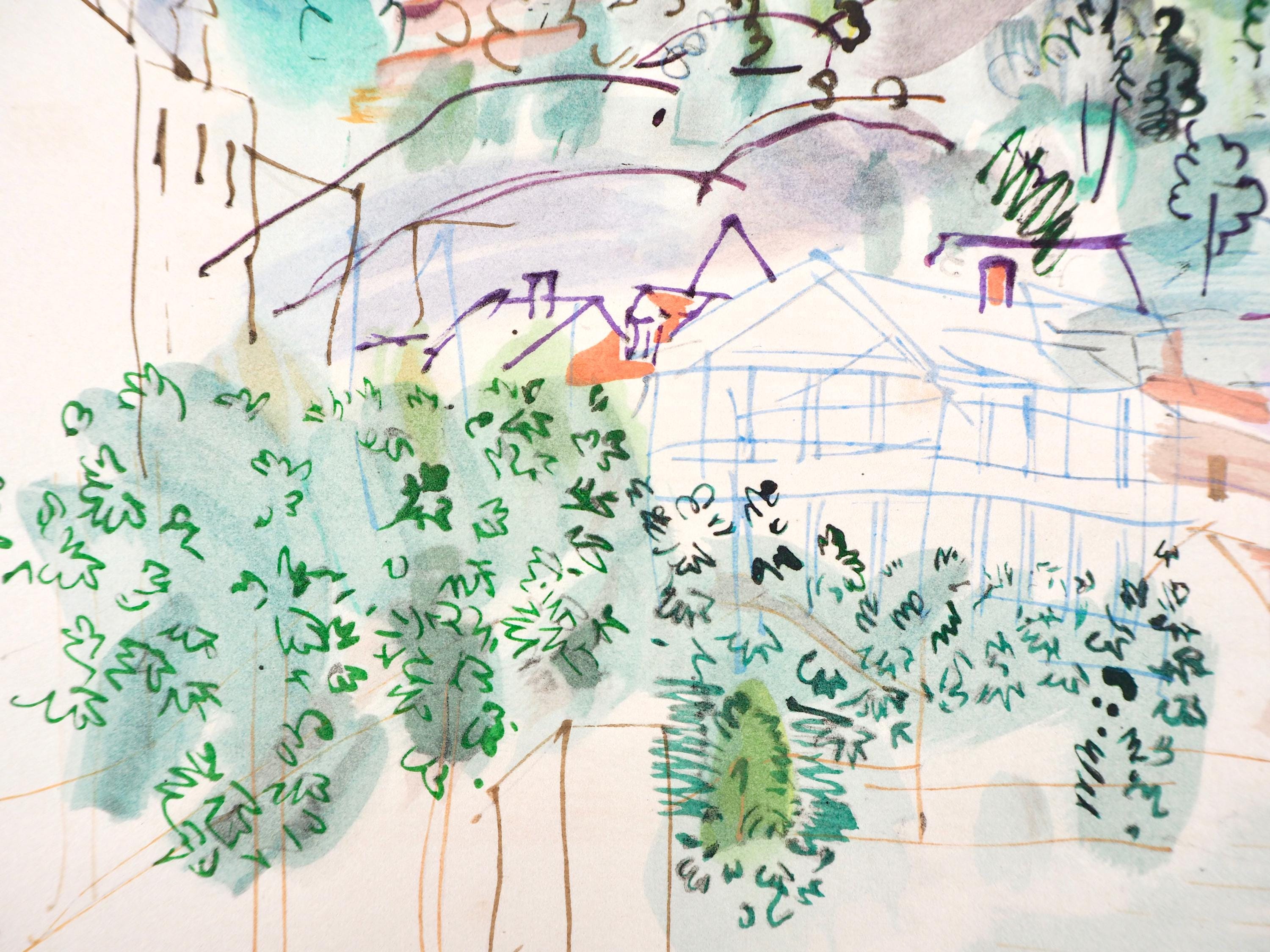 Raoul Dufy, Composition, Eaux-de-vie, Esprit de la fleur et du fruit, Limited Edition Lithograph