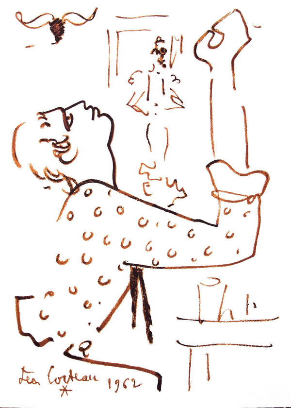 Jean Cocteau, Composition, Taureaux, Limited Edition Lithograph