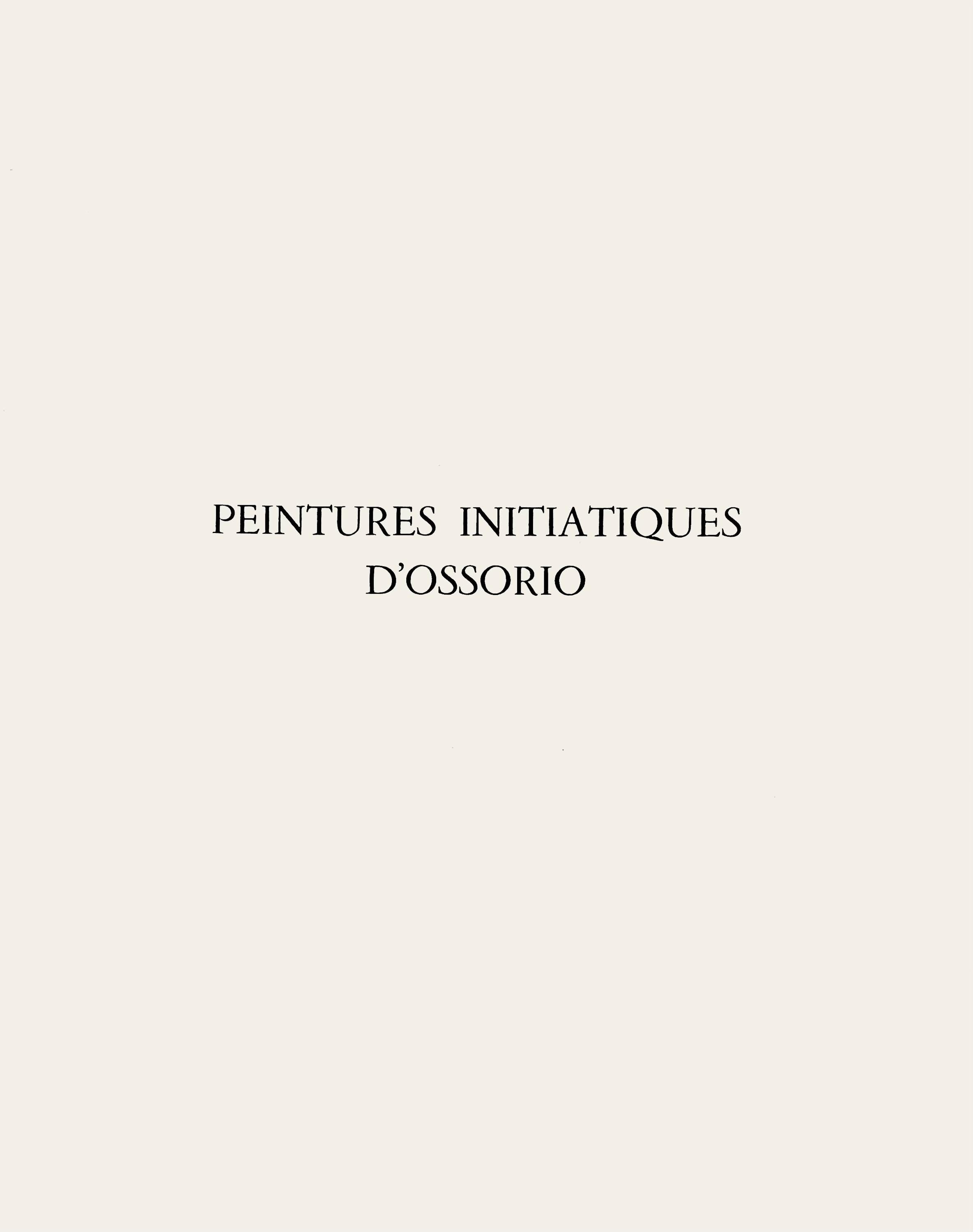 Alfonso Ossorio, Composition, Peintures initiatiques d'Alfonso Ossorio, Limited Edition Lithograph