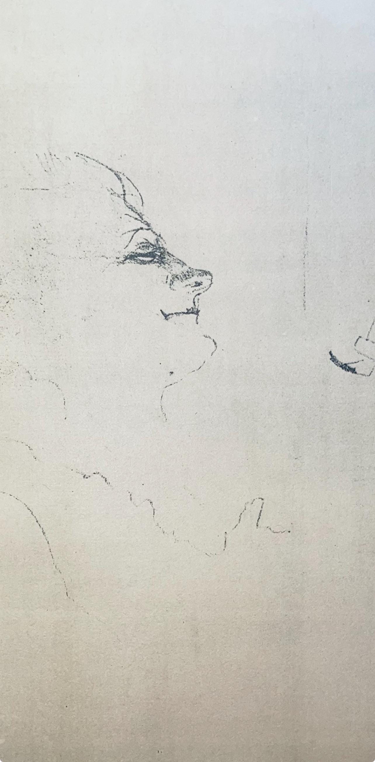 Henri de Toulouse-Lautrec, Composition, Images de Lautrec, 21 Planches en Couleurs, Collezione dell'Obelisco, Limited Edition Lithograph