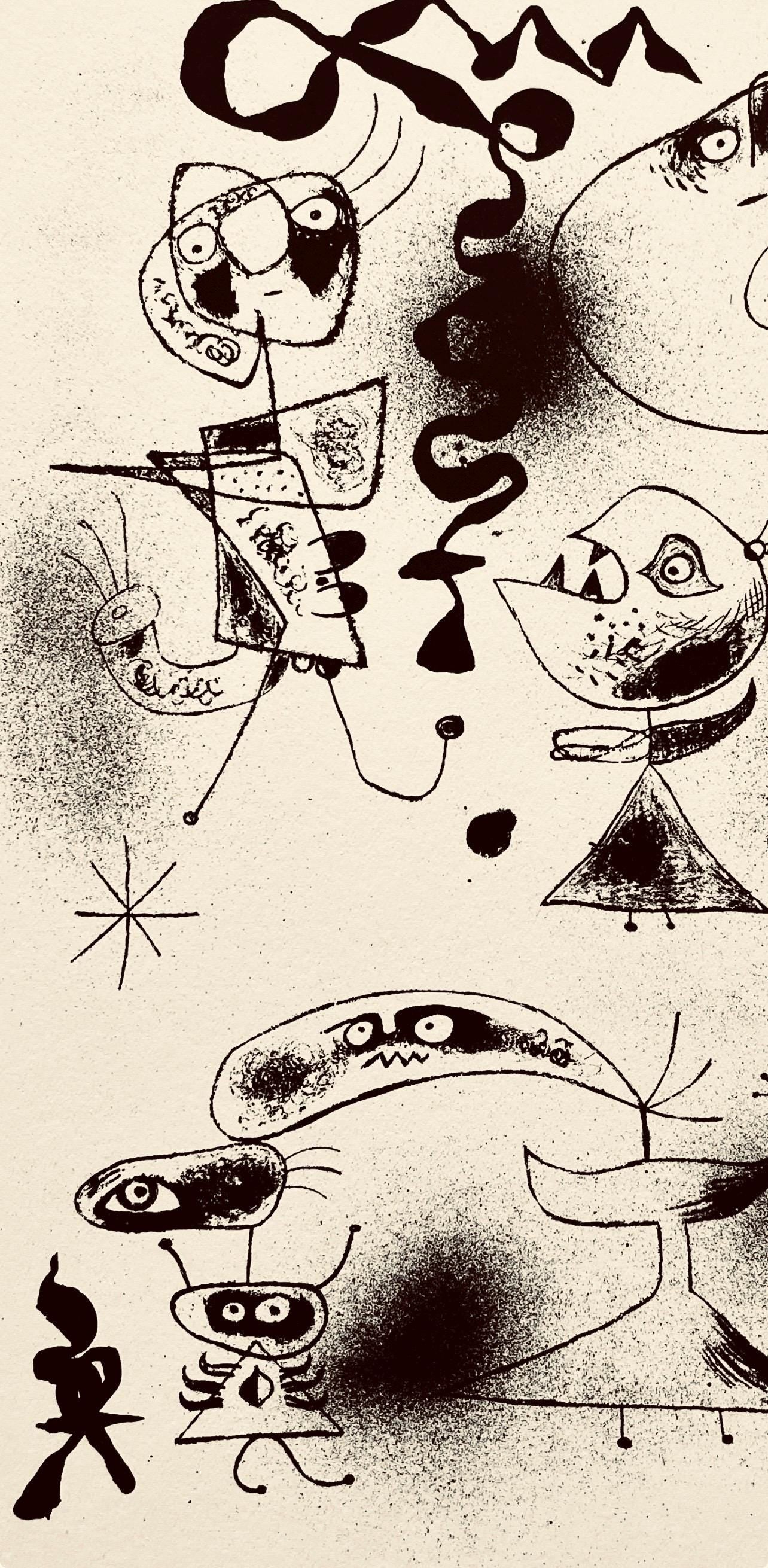 Joan Miró, Composition, The Prints of Joan Miro, Limited Edition Etching