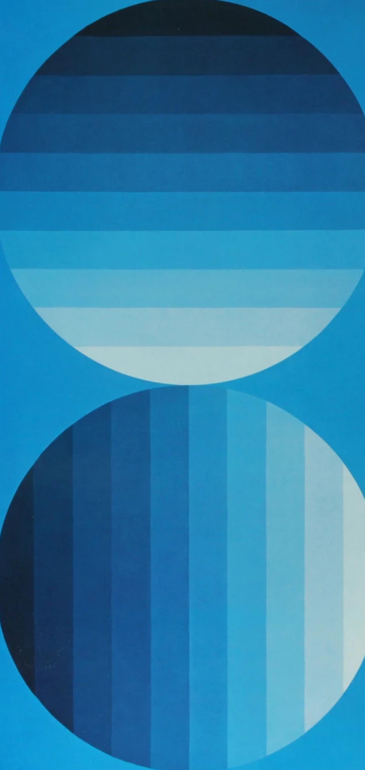 Victor Vasarely, Composition, Progressions II, Limited Edition Héliogravure