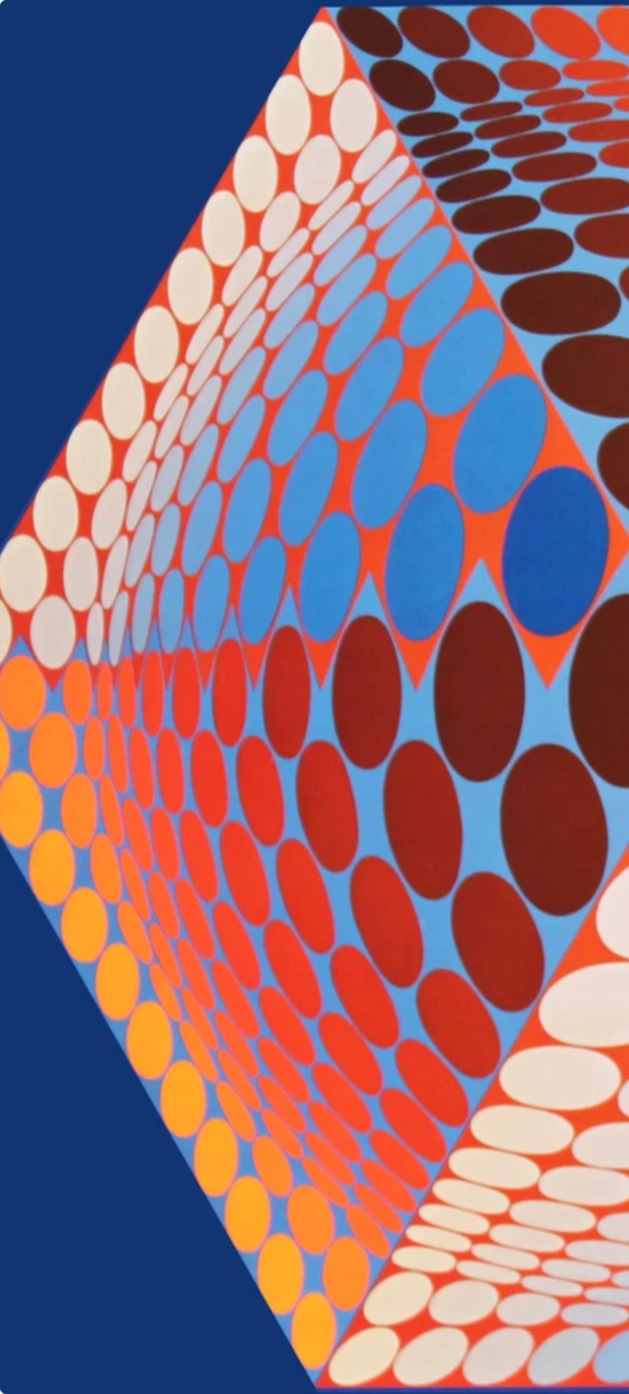Victor Vasarely, Composition, Progressions III, Limited Edition Héliogravure