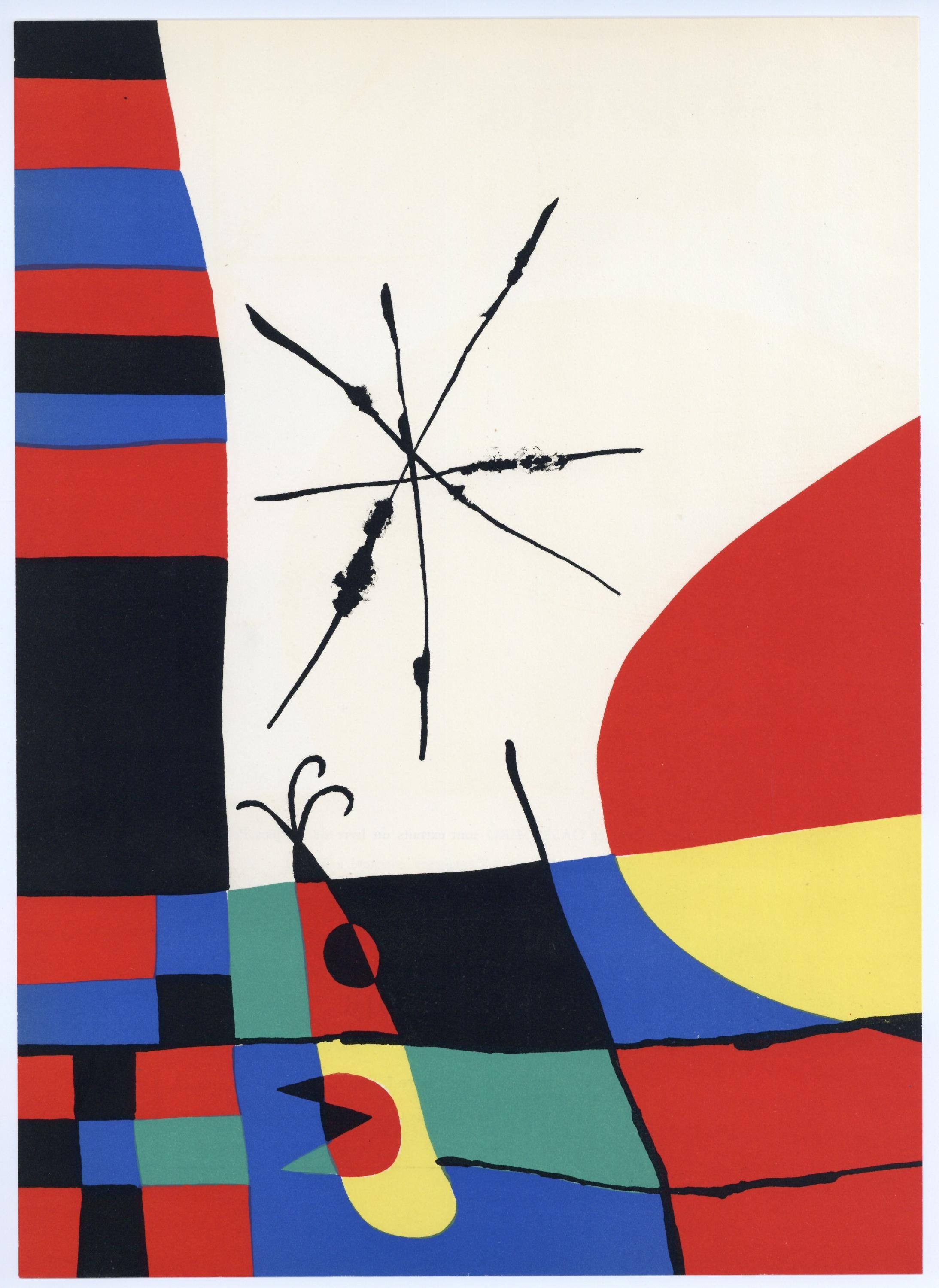 Joan Miró, Composition (Cramer 34), Derrière le miroir, Limited Edition Lithograph