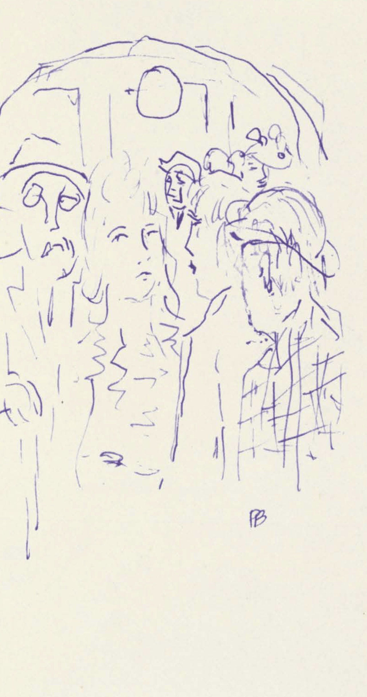 Pierre Bonnard, Composition (Terrasse 54), Pierre Bonnard Correspondences, Limited Edition Lithograph