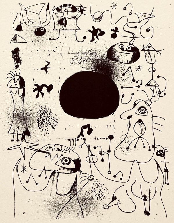 Joan Miró, Composition, The Prints of Joan Miro, Limited Edition Etching