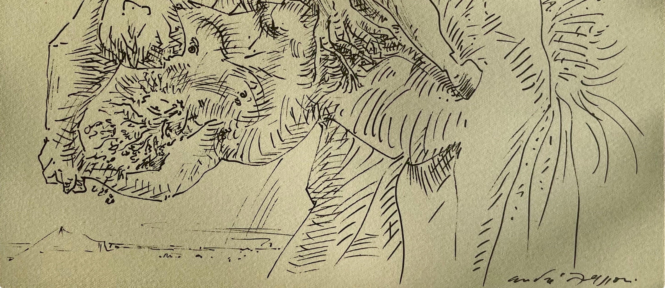 André Masson, Idylle, Masson Dessins, Limited Edition Lithograph