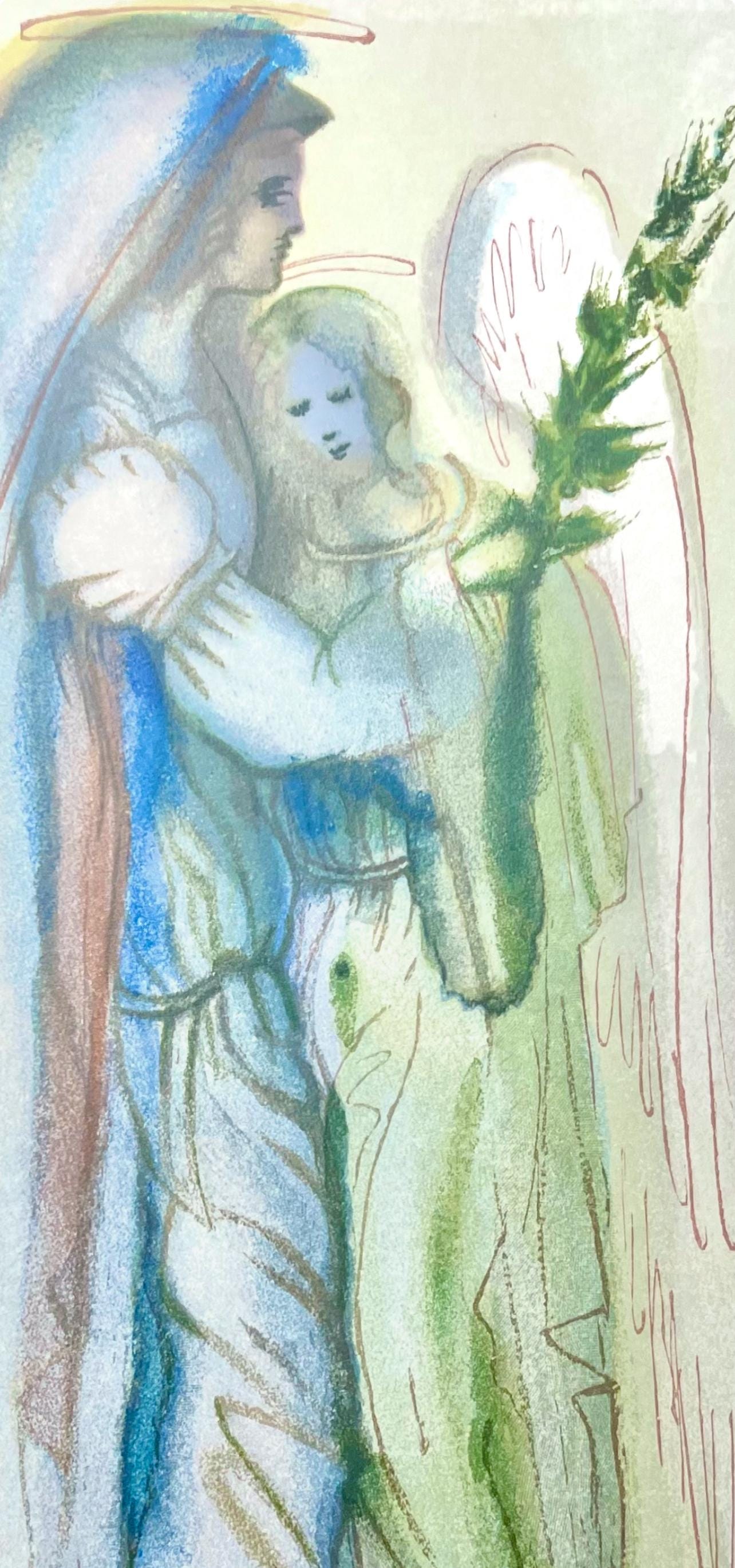 Salvador Dali, Paradies XXXIII (Field 189-200; Michler/Löpsinger 1039-1138), Die Göttliche Komödie, Signed, Limited Edition Woodcut