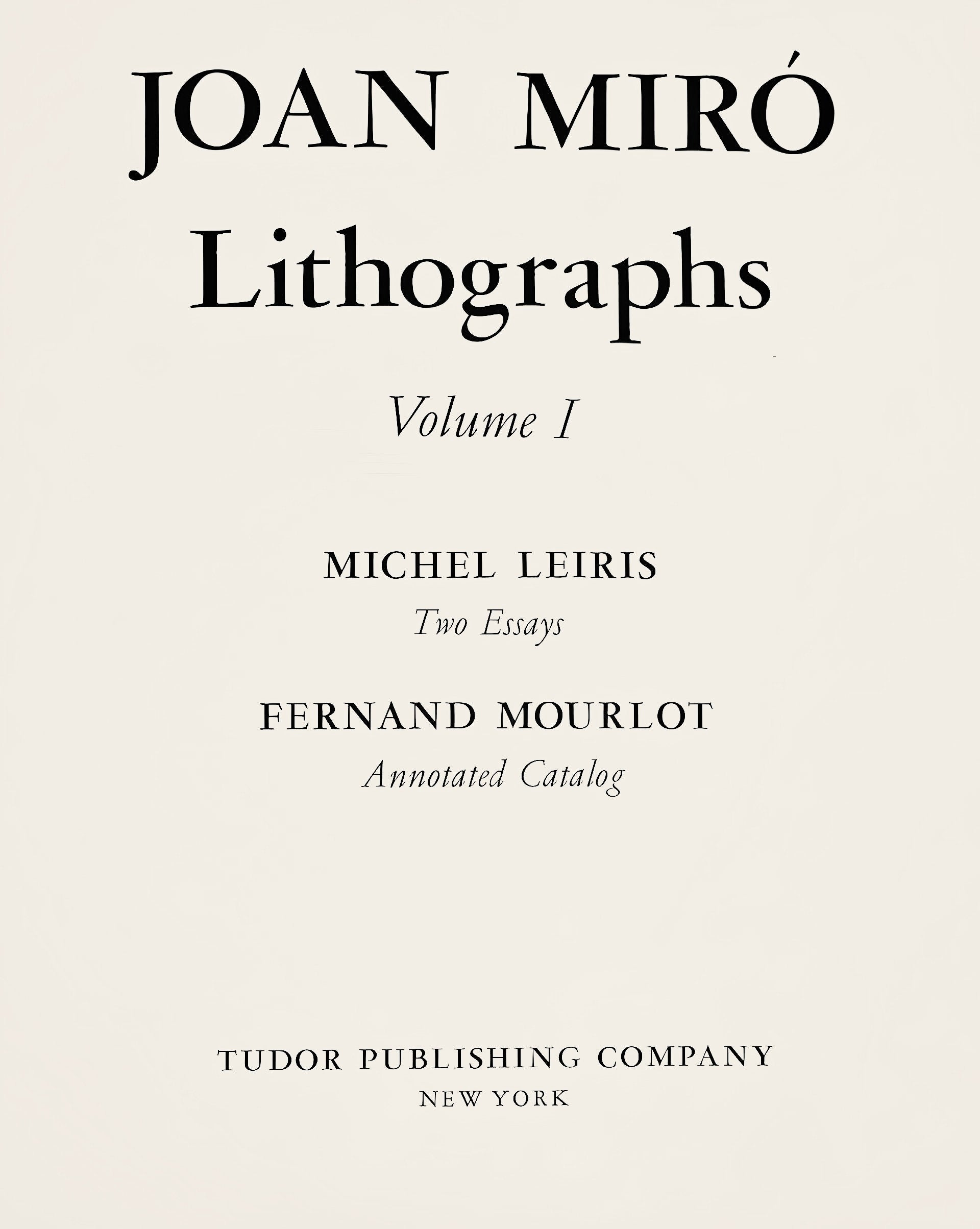 Joan Miró, Composition, (Cramer 160; Mourlot 859), Joan Miró Lithographs, Limited Edition Lithograph