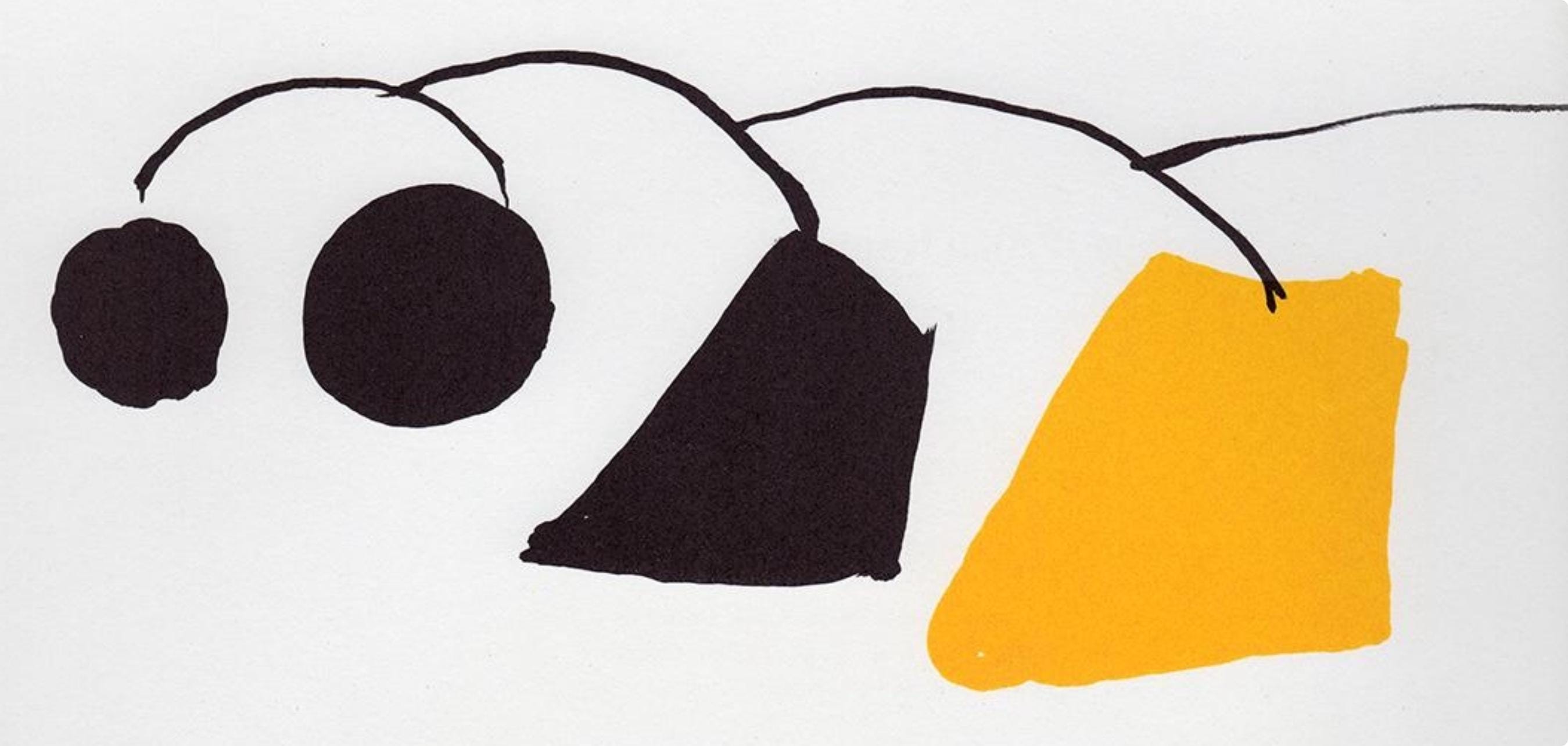 Alexander Calder, Composition, Derrière le miroir, Limited Edition Lithograph
