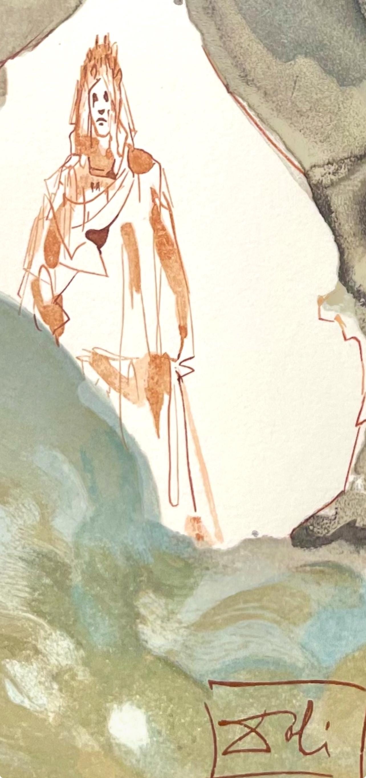 Salvador Dali, Hölle XXXI (Field 189-200; Michler/Löpsinger 1039-1138), Die Göttliche Komödie, Signed, Limited Edition Woodcut