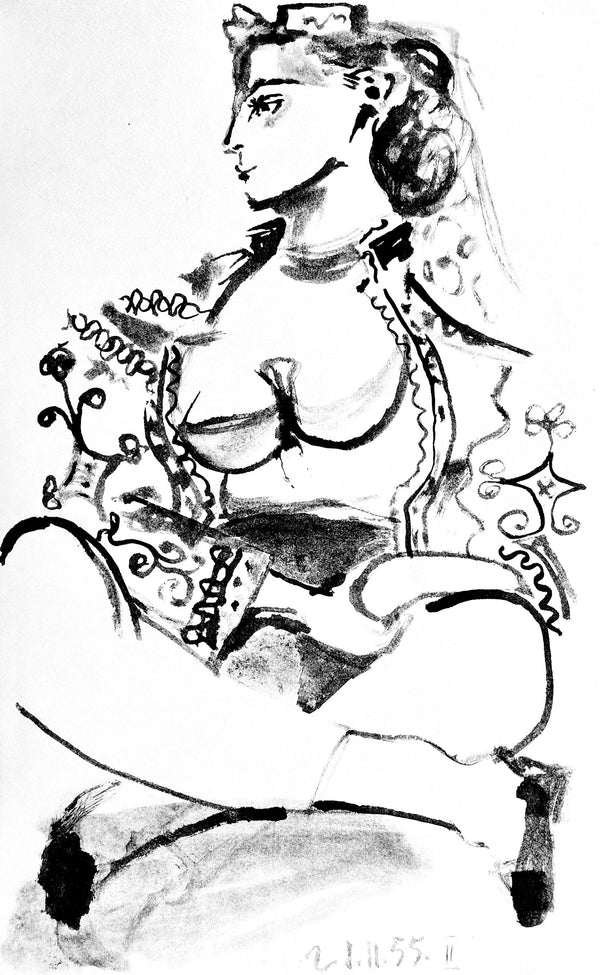 Pablo Picasso, Composition (Cramer 101), Carnet de la Californie, Limited Edition Lithograph