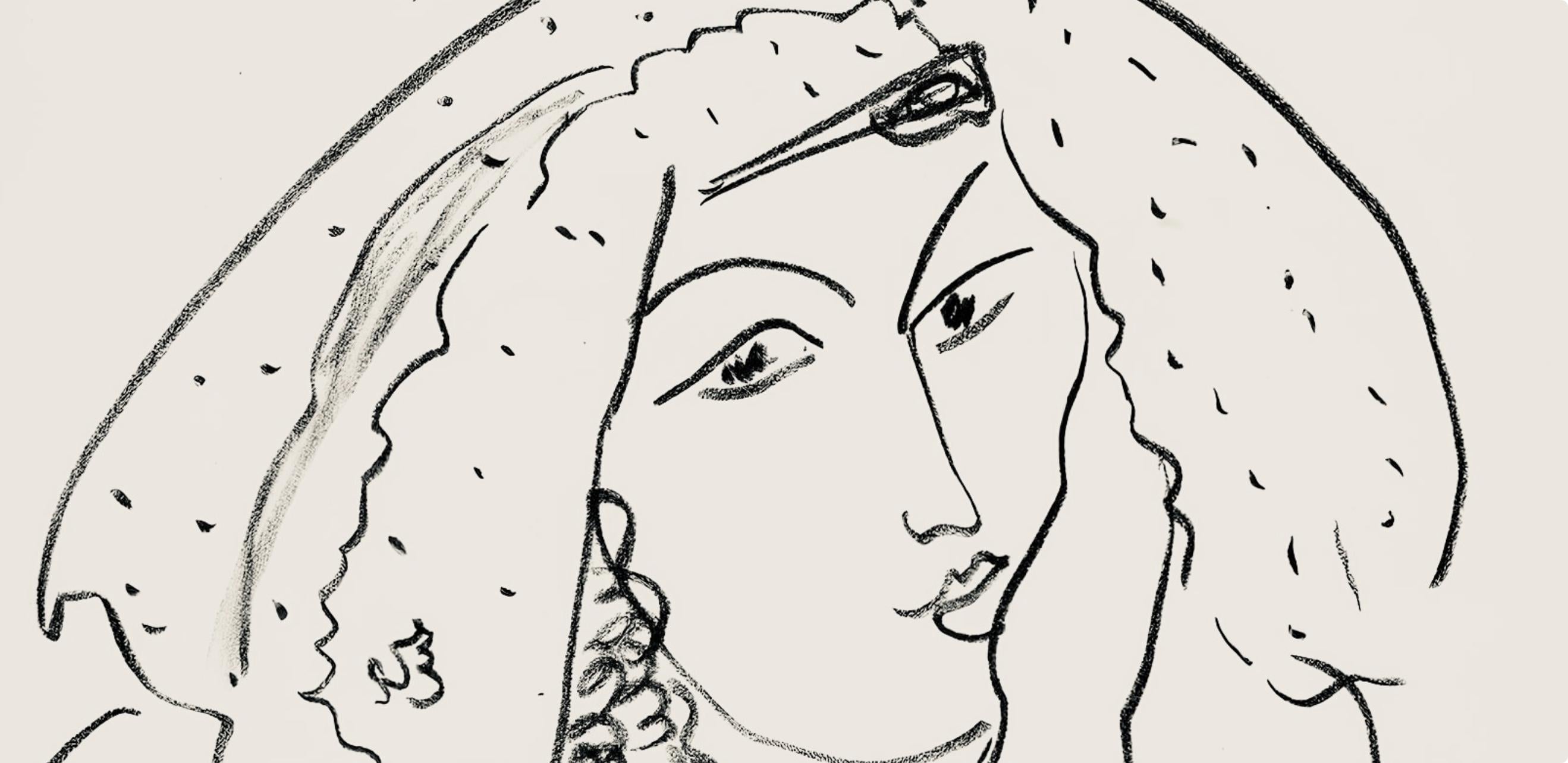 Henri Matisse, Série I, var. 6 (Duthuit 9), Henri Matisse, Dessins, Thèmes et variations, Limited Edition Lithograph