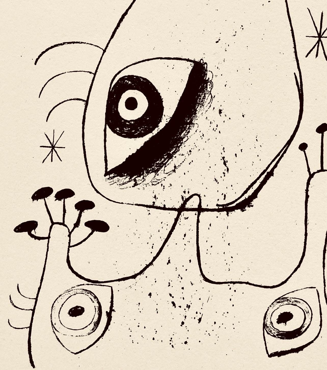 Joan Miró, Composition, The Prints of Joan Miro, Limited Edition Etching
