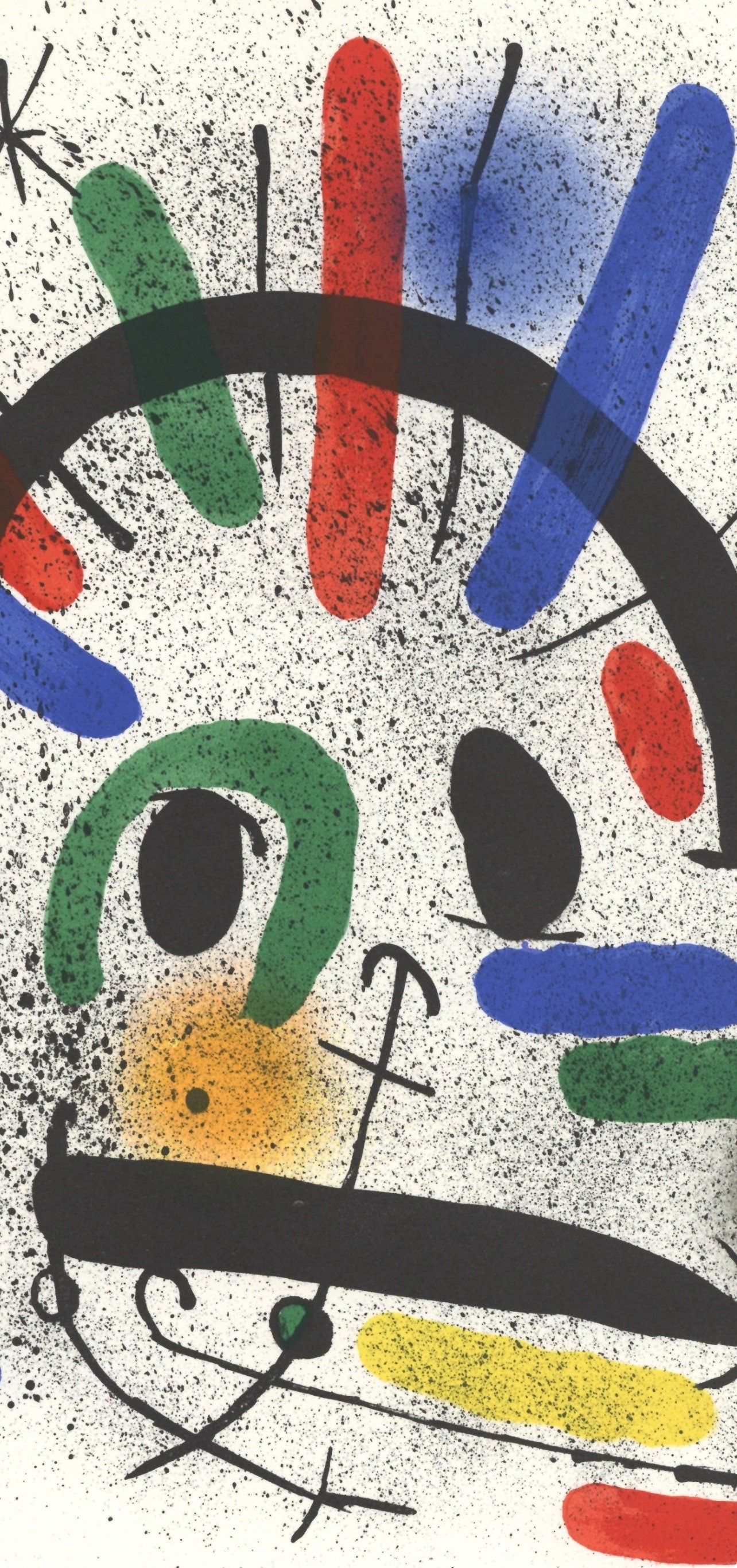 Joan Miró, Composition, (Cramer 160; Mourlot 858), Joan Miró Lithographs, Limited Edition Lithograph