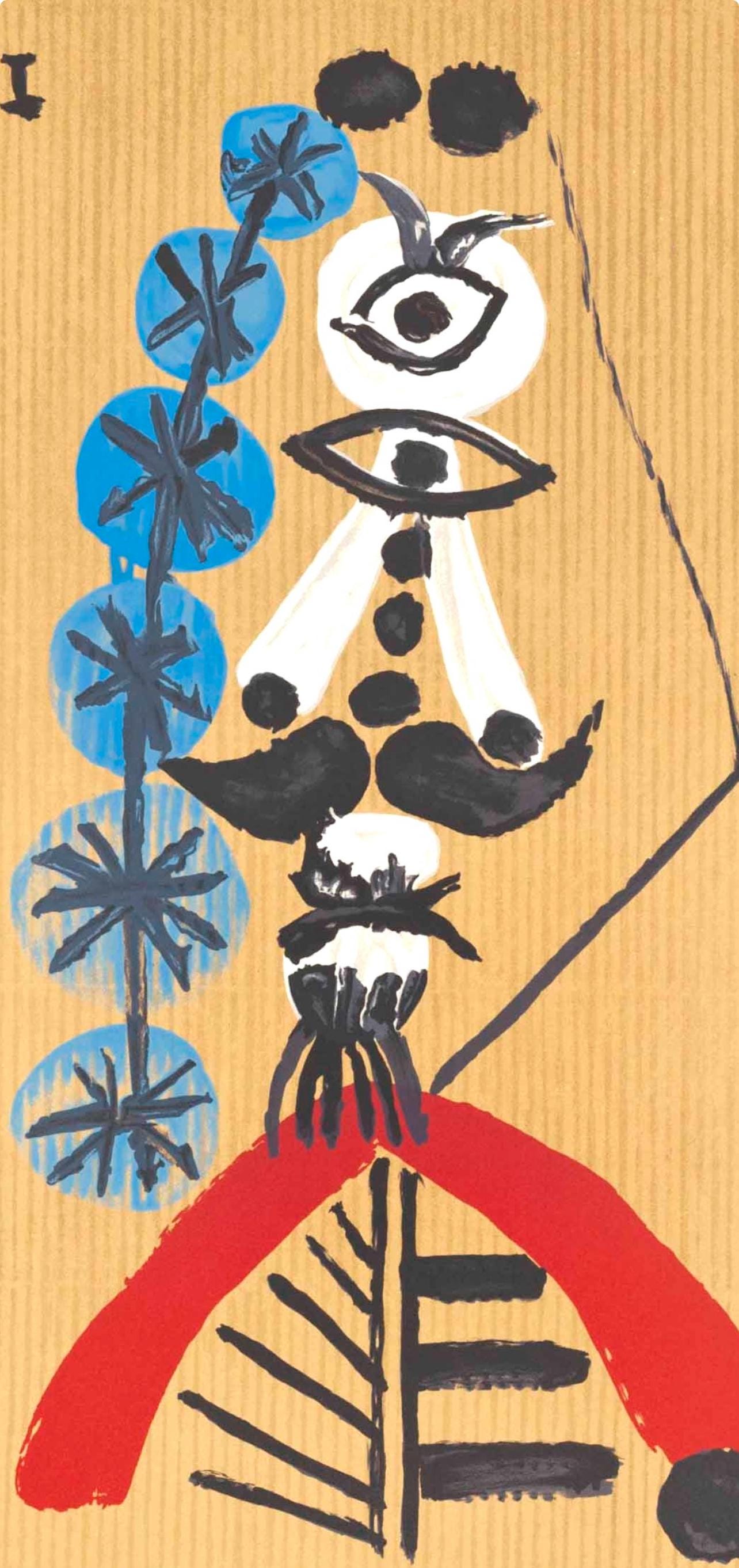 Pablo Picasso, Composition (Orozco 207-261), Vingt-Neuf Portraits Imaginaires, Limited Edition Lithograph