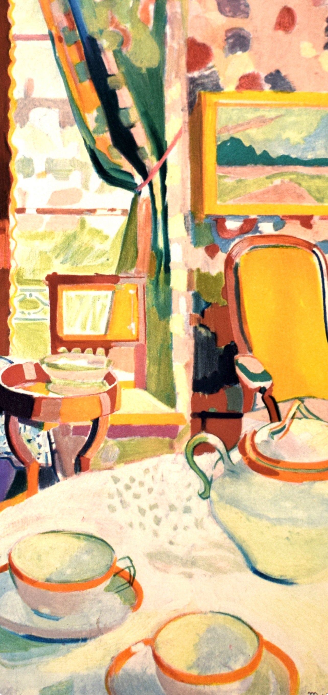 Maurice Marinot, Intérieur, Fauves, Collection Pierre Lévy, Limited Edition Lithograph