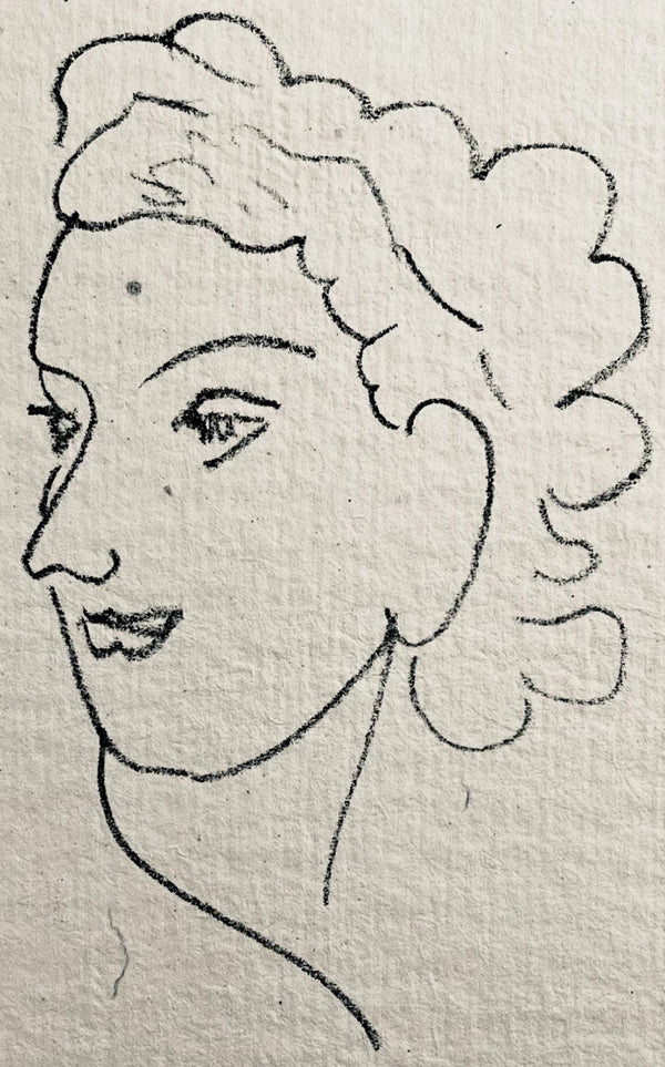 Henri Matisse, Lithographie III (Duthuit 20), Repli, Gravures de Henri Matisse, Limited Edition Lithograph