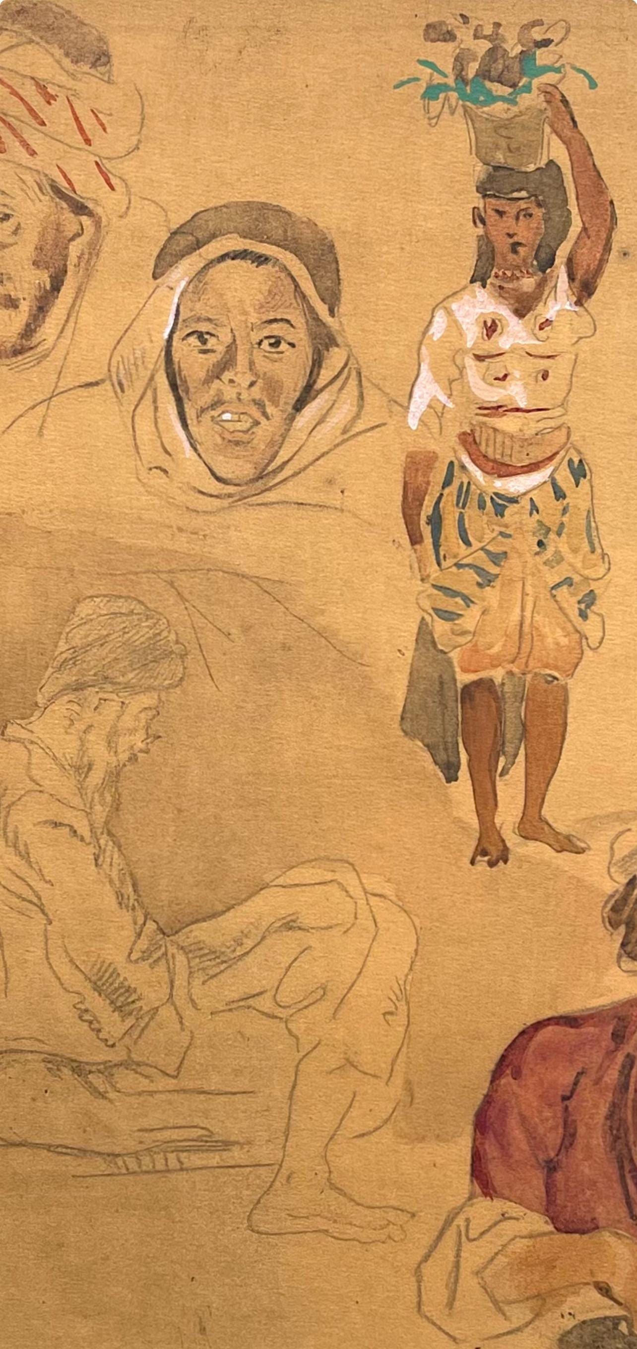 Eugène Delacroix, Composition, Trente et un Dessins et Aquarelles du Maroc, Limited Edition Lithograph